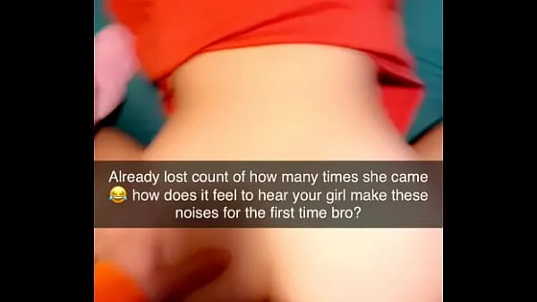 Video nóng Rough Cuckhold Snapchat sent to cuck while his gf cums on cock many times mới