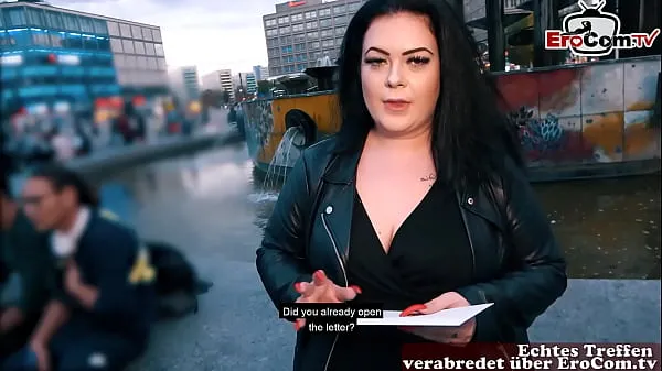 Hot German fat BBW girl picked up at street casting new Videos