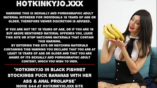 Hotkinkyjo anal bananas & prolapse Video baharu hangat