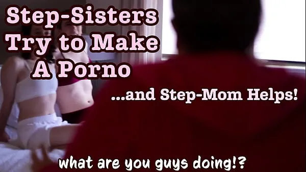 ホットStepSisters Make a Porno and StepMom Directs Them How To Fuck Painful Big Dick Stretches Out Tight Pussy新しいビデオ