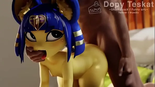 Hot Ankha giving it to the black guy new Videos