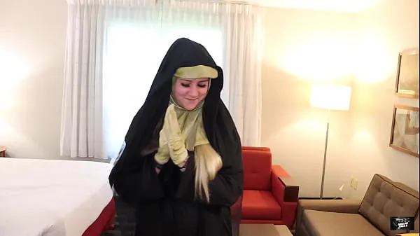 Halloween Creampie: Buxom Virgin Nun Gives Her Pussy Away to save an innocent guy's soul and ends up with cum dripping out of her pussy (EmilySkyXXX Video baharu hangat