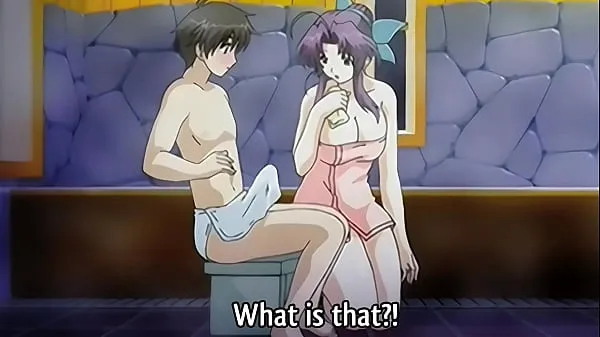 Kuumia Step Mom gives a Bath to her 18yo Step Son - Hentai Uncensored [Subtitled uutta videota