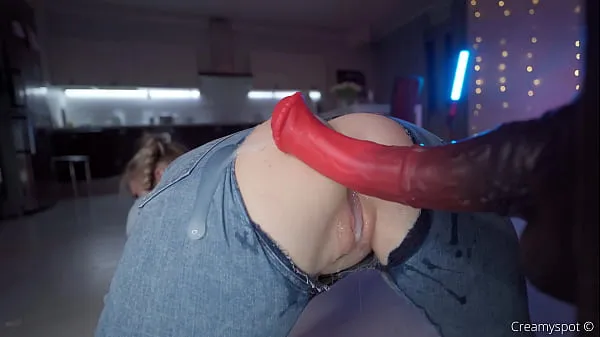 Hot Big Ass Teen in Ripped Jeans Gets Multiply Loads from Northosaur Dildo new Videos