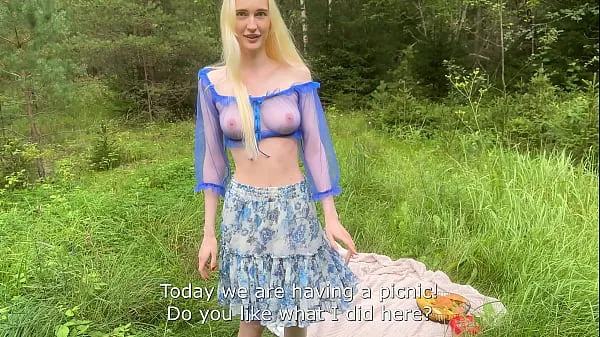 Hot She Got a Creampie on a Picnic - Public Amateur Sex new Videos