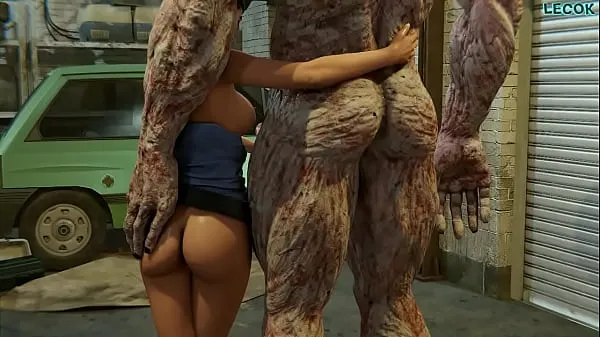 Hot Jill Valentine is impressed with Nemesis manhood 3D Animation new Videos